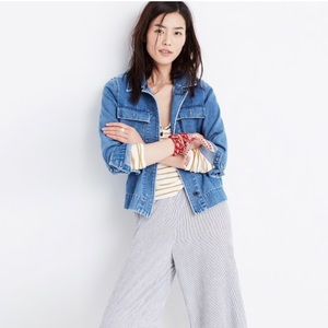 Madewell northward cropped army jacket